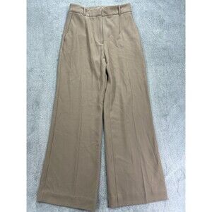 Stockholm Atelier & Other Stories Trousers Womens 12 Beige Stretch Wide Leg